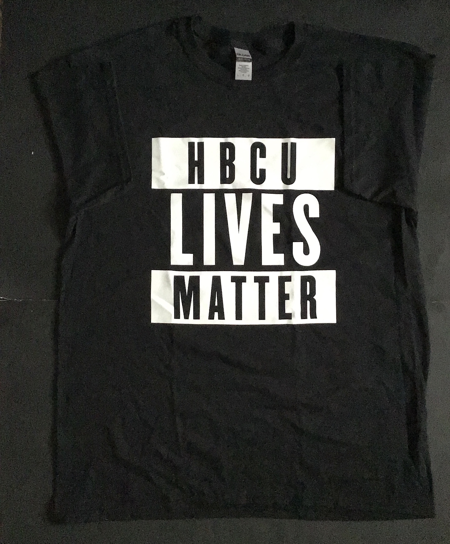 HBCU Lives Matter ss Tee - Black