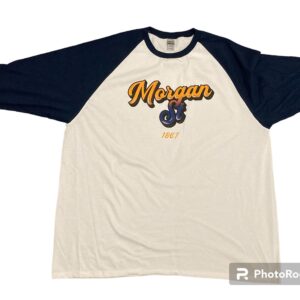 Morgan State Baseball tee 3/4 sleeve